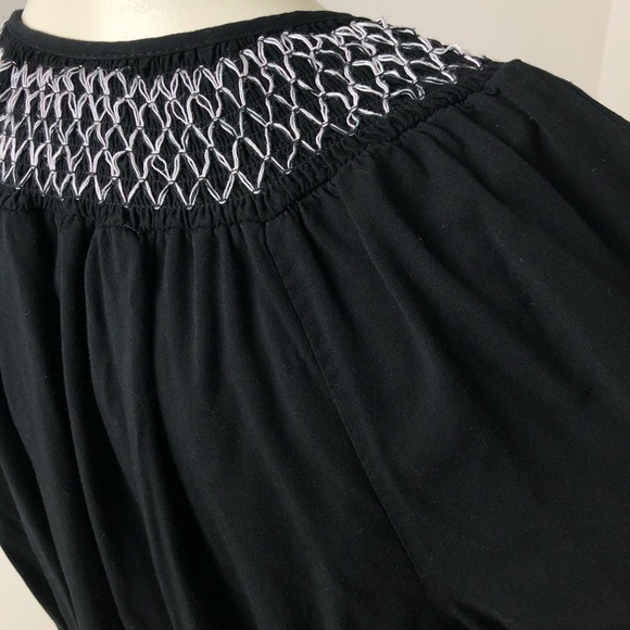 Torrid Black Long Sleeve Tassel Embroidered Dress Size 0X - Picture 9 of 12